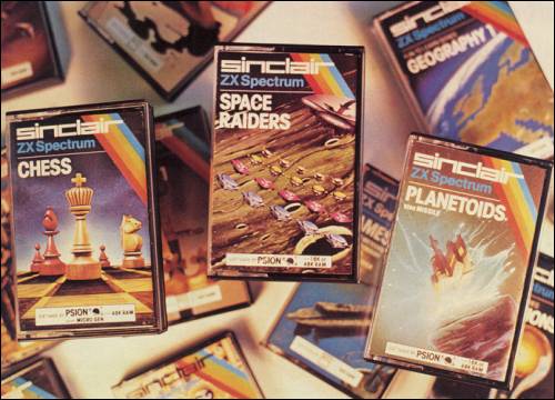 Various cassettes - Chess, Space Raiders, Planetoids