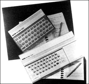 Timex machines shown with manuals