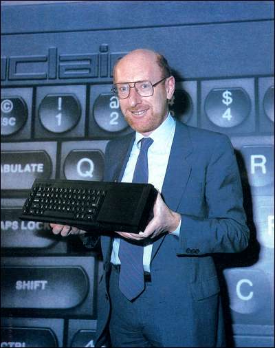 Sir Clive with QL